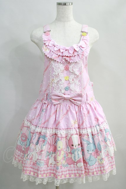Angelic Pretty / MELODY TOYSサロペット Free ピンク H-24-06-09-025 ...