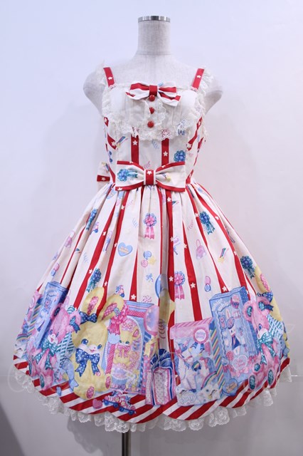 Angelic Pretty / Toy Doll Boxジャンパースカート アイボリー I-24-01 