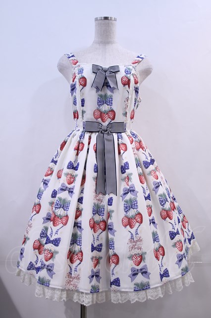 Angelic Pretty / Strawberry Dollジャンパースカート シロ I-24-01-29 ...