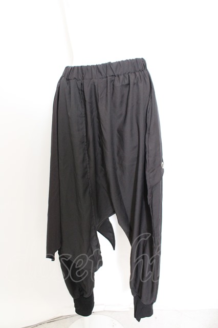 NieR Clothing / フラップ付き変型SARROUEL PANTS【彼岸花(水色)】 O