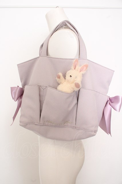 コレクションMaison de FLEUR 《Easter》うさぎさんと一緒トートバッグ