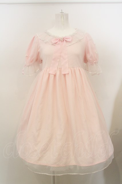 Angelic Pretty / Airy Flowerカットワンピース ピンク O-24-01-23-029