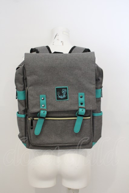 NieR Clothing / NieR大容量BACKPACK 【GREEN×GRAY】 グレー×グリーン 