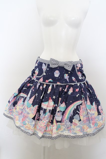 Angelic Pretty / MilkyPlanetスカート（2013年） ネイビー O-24-02-12 ...