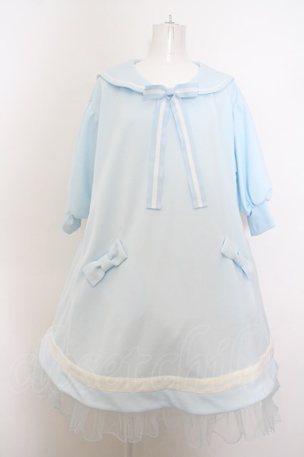 Angelic Pretty / Old Schoolカットワンピース サックス O-24-02-15