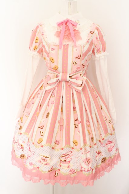Angelic Pretty / Wonder Partyワンピース ピンク O-24-05-07-008-AP-OP-IG-OS
