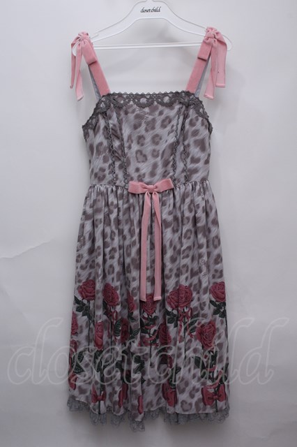 Angelic Pretty / Rebecca Leopardジャンパースカート S-23-09-20-046-AP-OP-AS-ZS -  closet child オンラインショップ