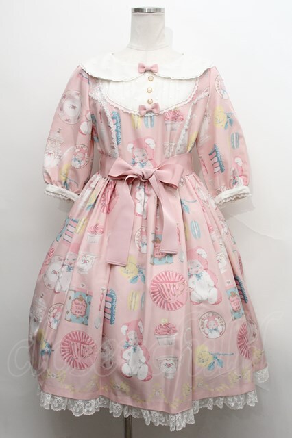 Angelic Pretty /Doll's Tea Partyワンピース ピンク S-24-02-29-016 