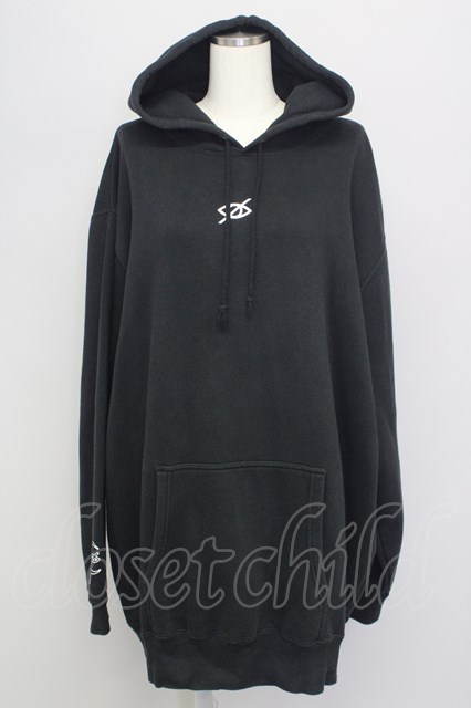 KRY CLOTHING / プリントパーカー 黒 T-23-12-08-011-EL-TO-AS-ZS 
