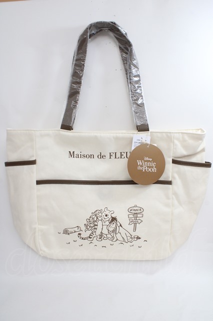 Maison de FLEUR / Winnie the Pooh/サイドポケットトート F 